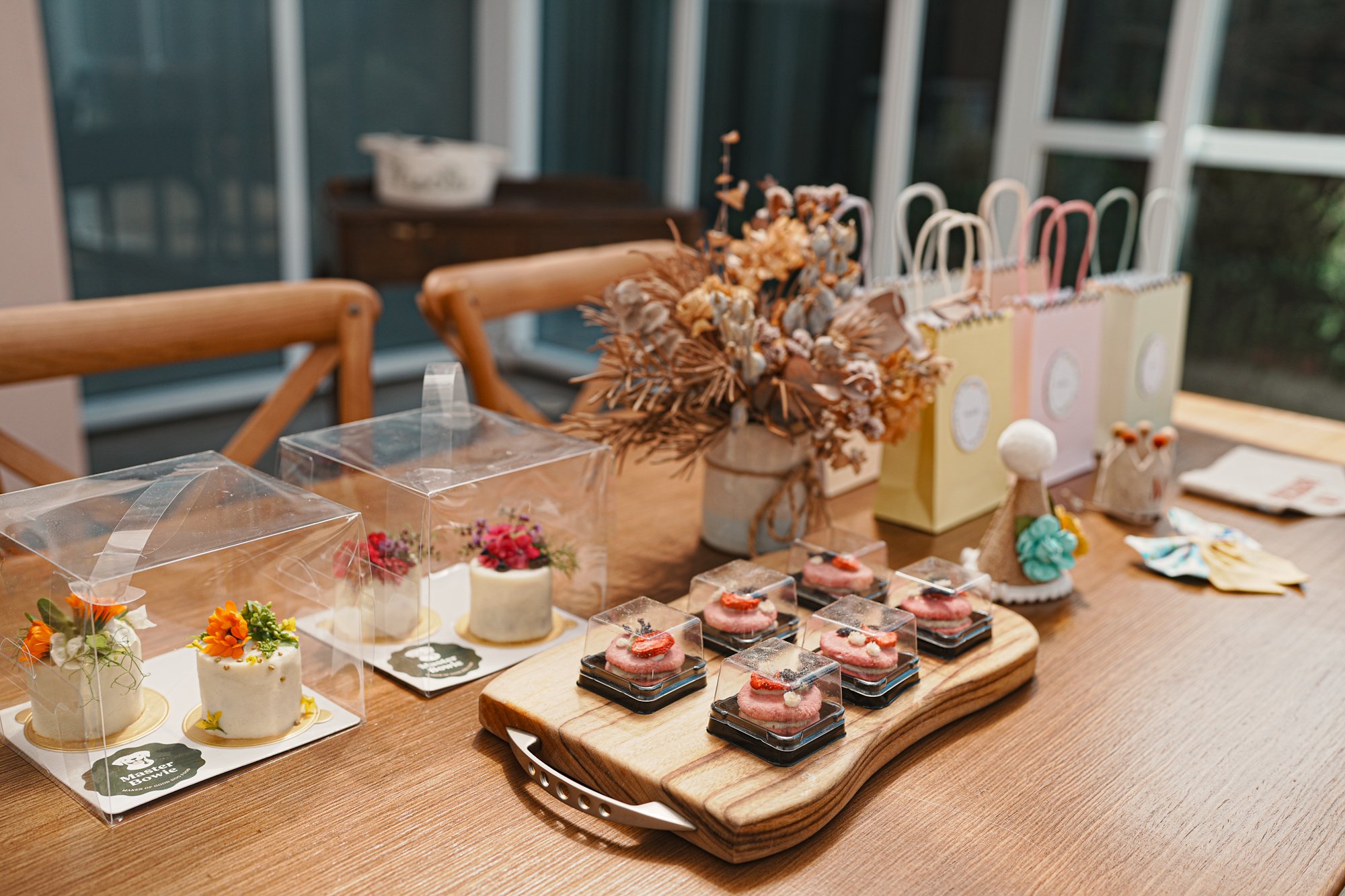 Mochi dog birthday party at pet-friendly Petit House venue